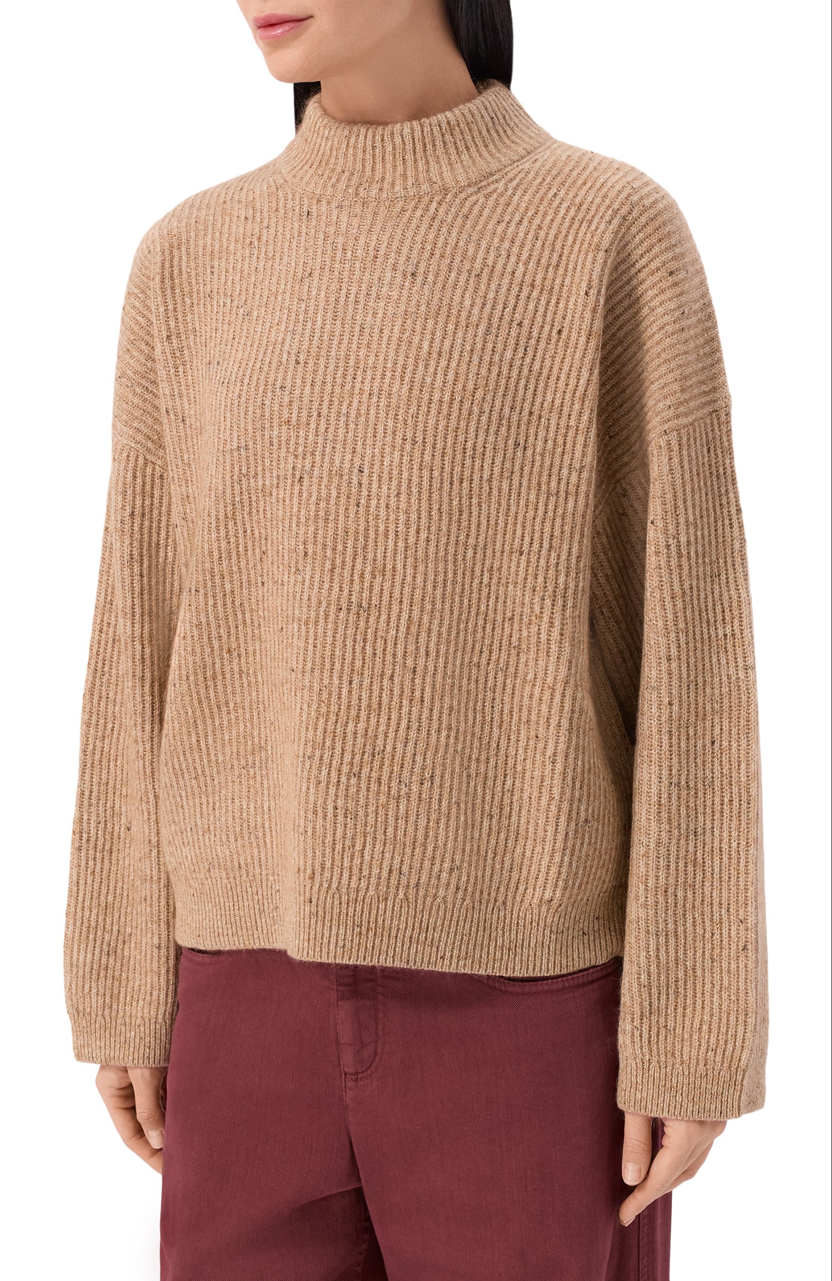 Свитер из кашемира и шерсти  BRUNELLO CUCINELLI, арт. MTX755604P, фото 3