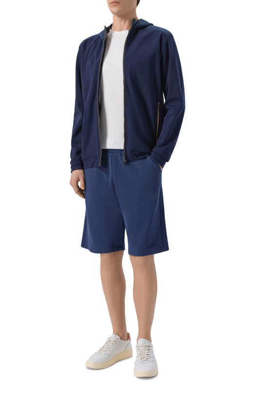 Хлопковые шорты MC2 Saint Barth RANL002-00874L/RANDLE Синий  RANL002-00874L/RANDLE Фото 2