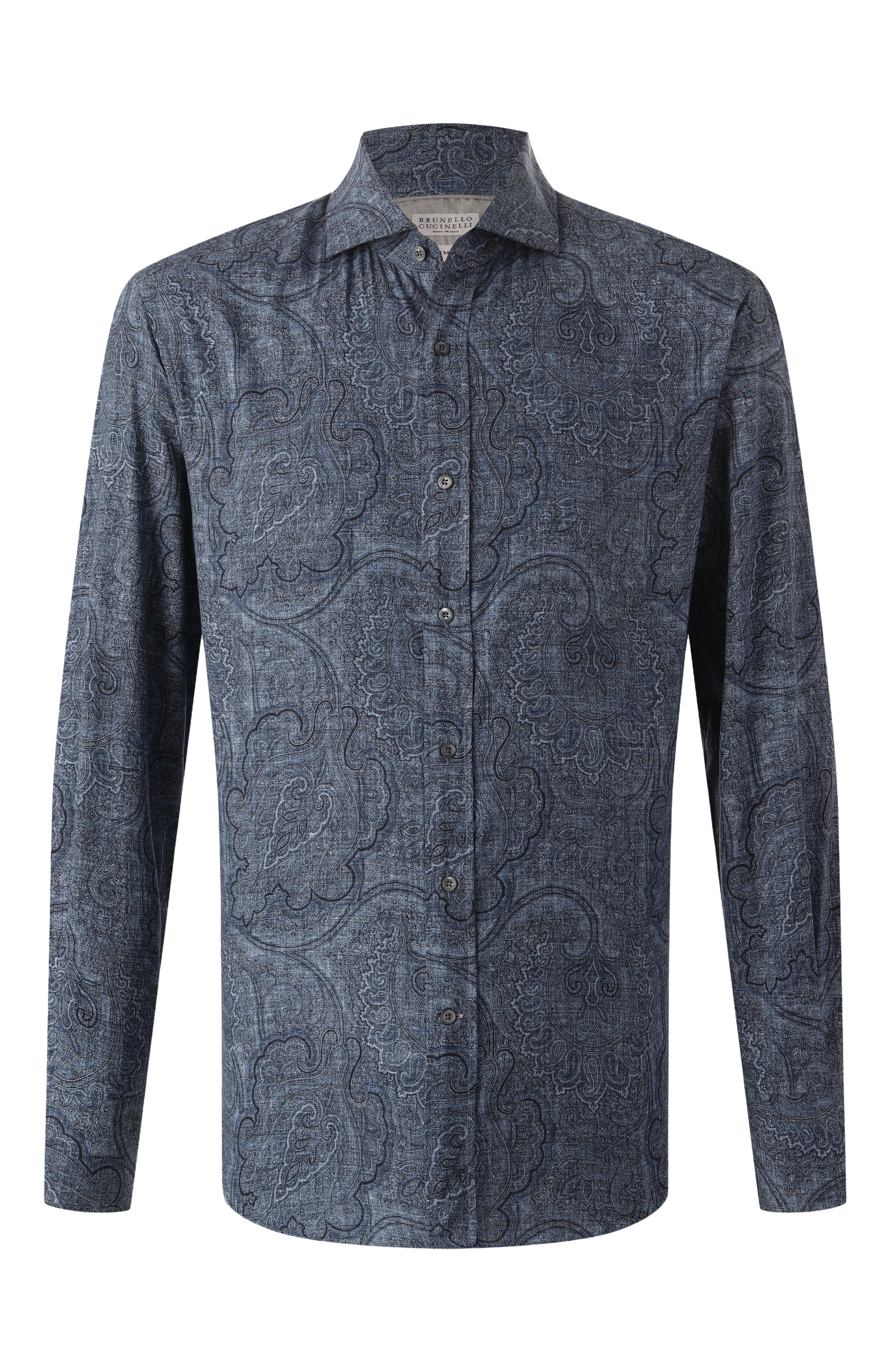 Хлопковая рубашка BRUNELLO CUCINELLI, арт. MY6181718, фото 1