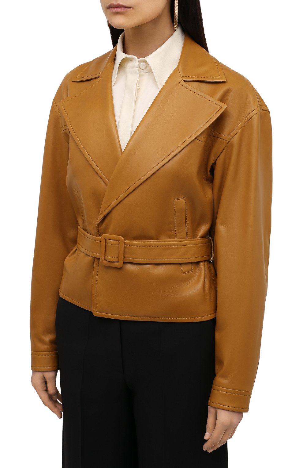 Кожаный жакет SAINT LAURENT, арт. 658269/YCDJ2, фото 3