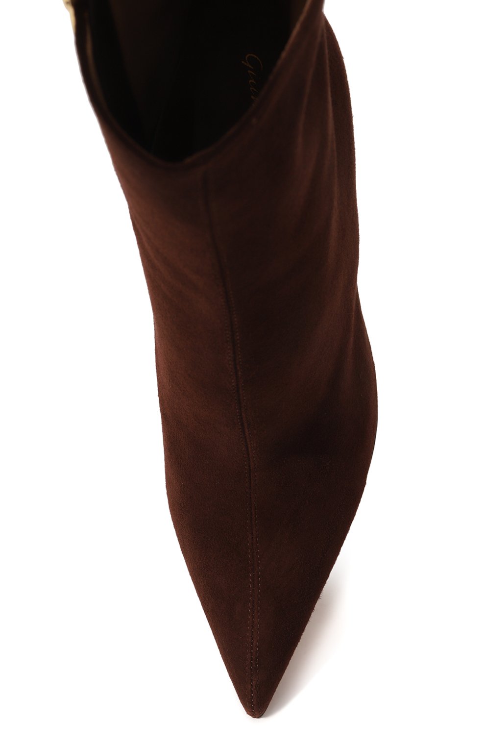 Замшевые ботильоны GIANVITO ROSSI, арт. G73149.15RIC.CASCH0C, фото 6