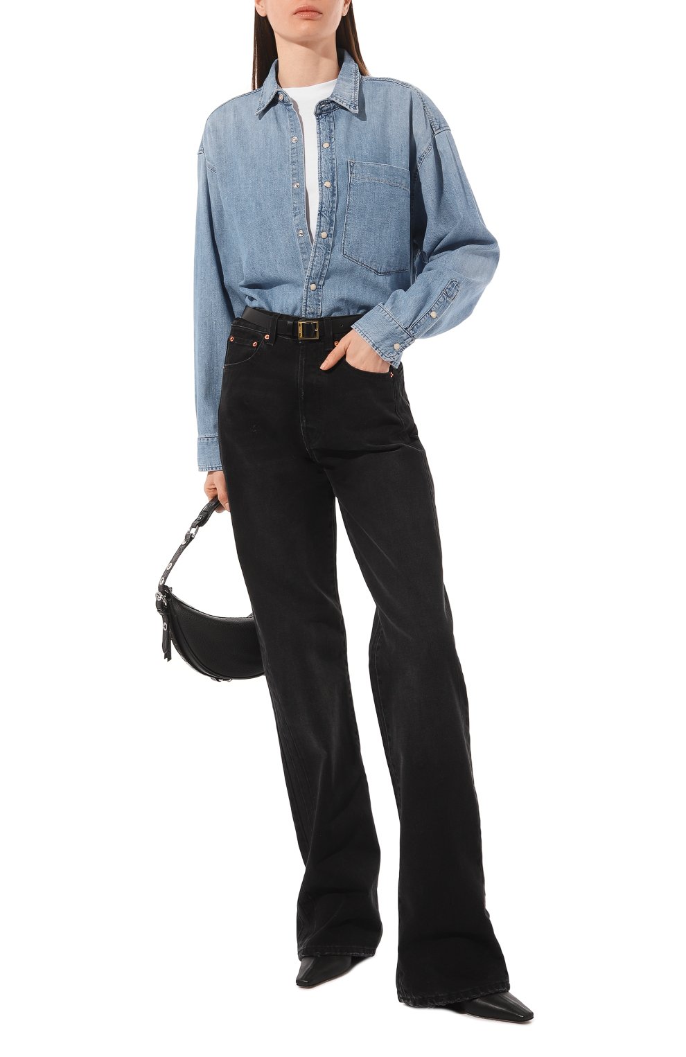 Джинсовая рубашка MOTHER, арт. 2855-1195, фото 2