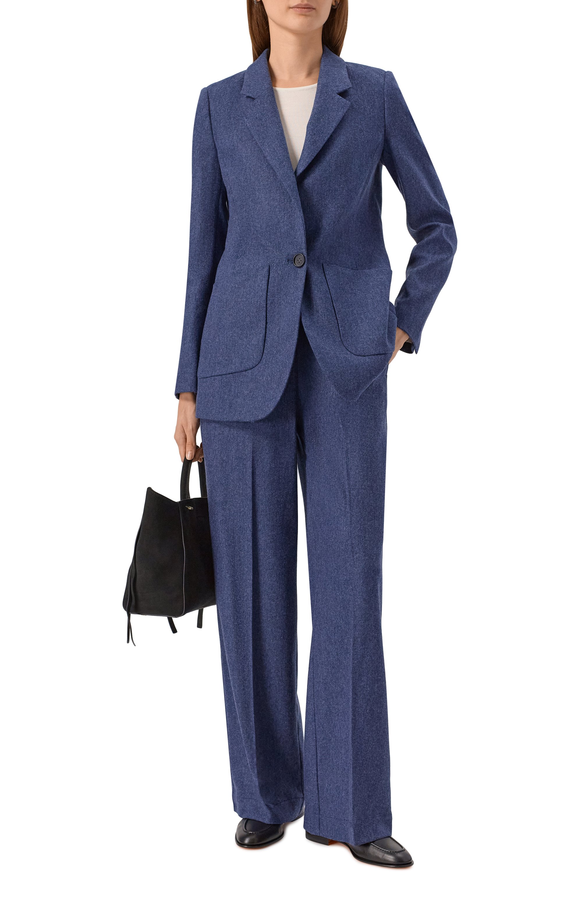 Шерстяные брюки LORENA ANTONIAZZI, арт. PA31M/4010, фото 2