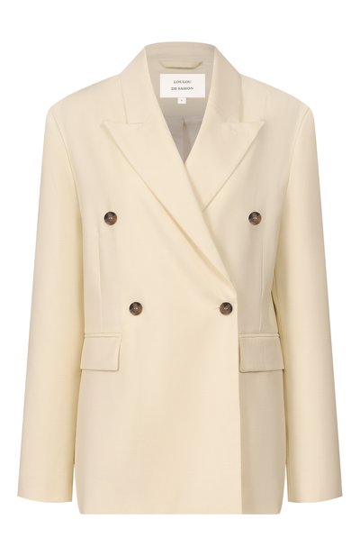 Женский жакет из шерсти и шелка LOULOU DE SAISON, арт. N0RMA