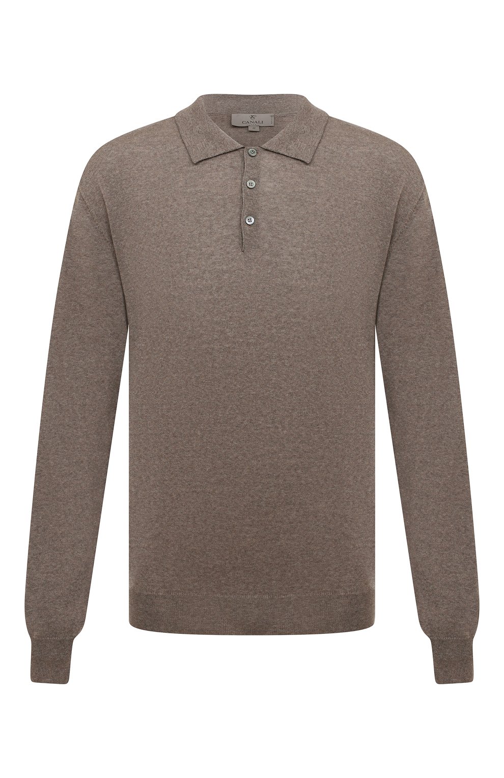 Шерстяное поло CANALI коричневого цвета по цене 35150 руб., арт. C0017/MK00077/58-64, фото 1 Шерстяное поло CANALI, арт. C0017/MK00077/58-64, фото 1