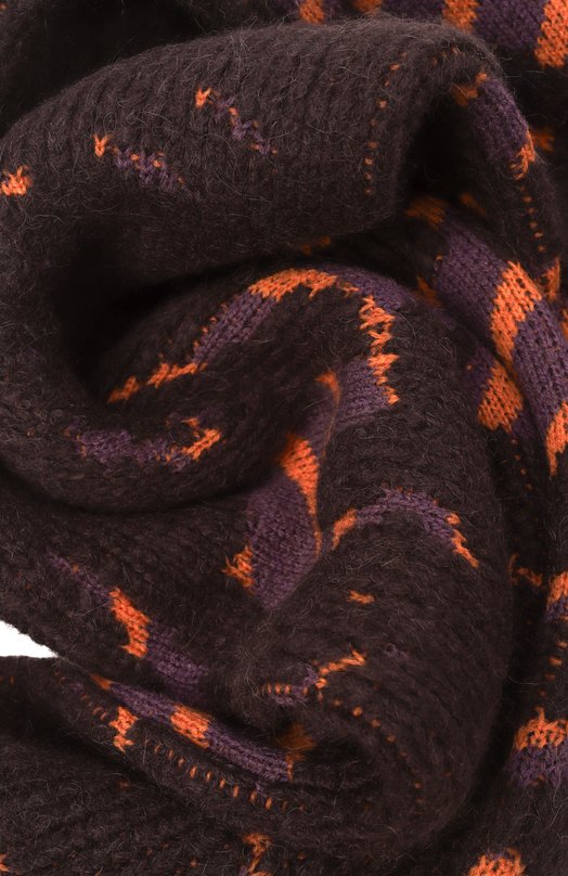 Шерстяной шарф Dries Van Noten 252-011241-2725 Фиолетовый  252-011241-2725 Фото 3