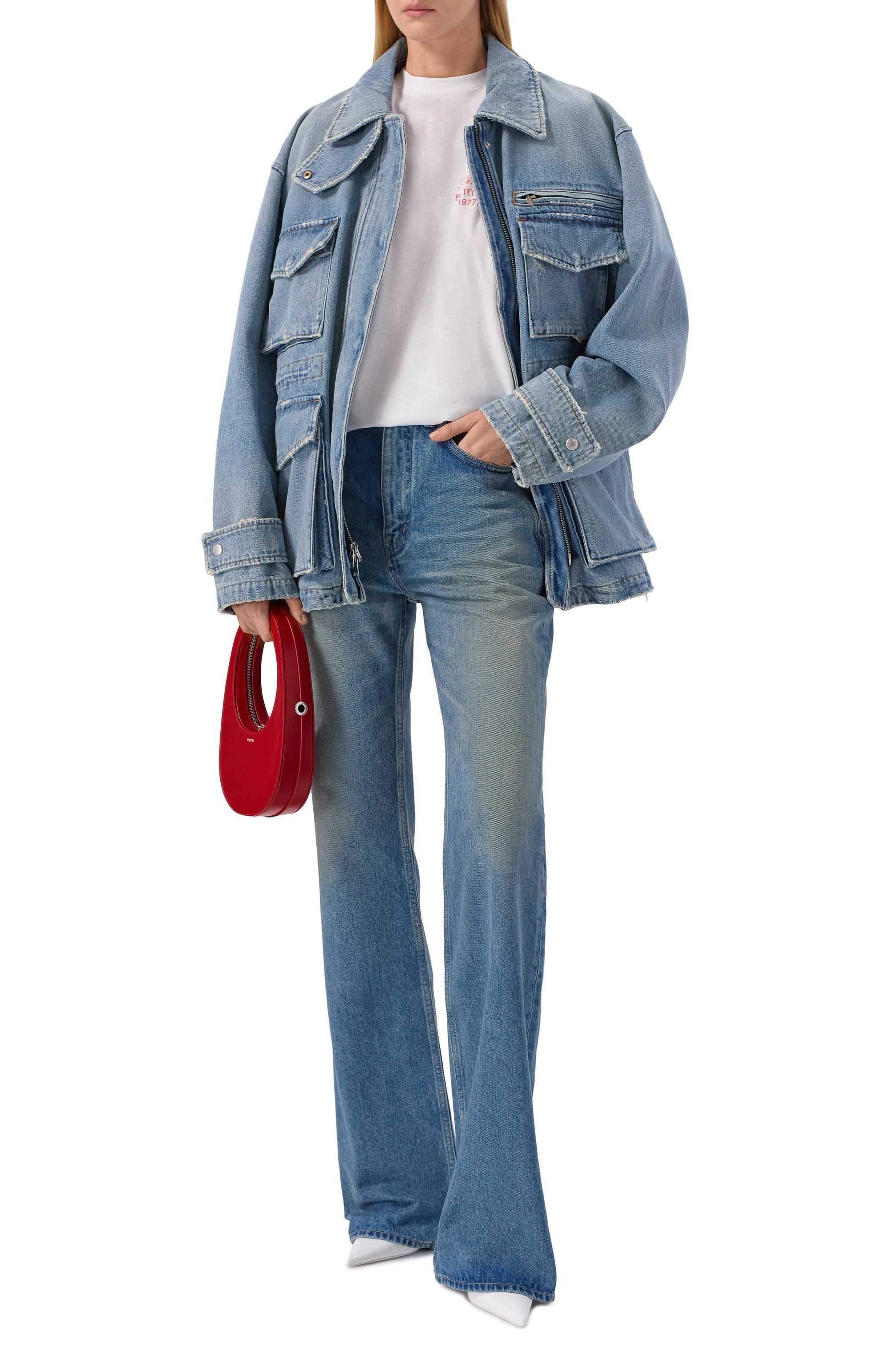 Хлопковая футболка BLUMARINE, арт. 4T107A/TJ0027, фото 2