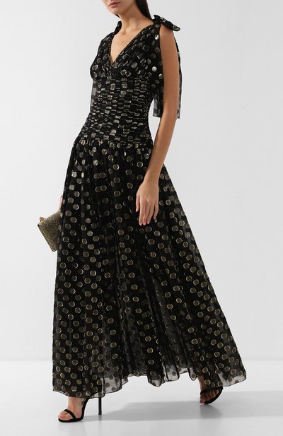 Шелковое платье-макси DOLCE & GABBANA, арт. F6C1TT/HJMBI, фото 2