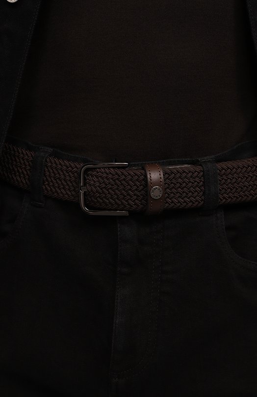 Текстильный ремень Paul&Shark 14316000 Коричневый  14316000 Фото 2