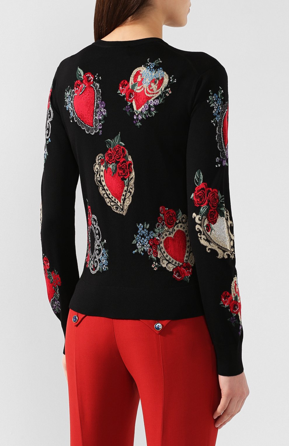 Кардиган из смеси шерсти и шелка с вискозой DOLCE & GABBANA, арт. FX359T/JAMUP, фото 4
