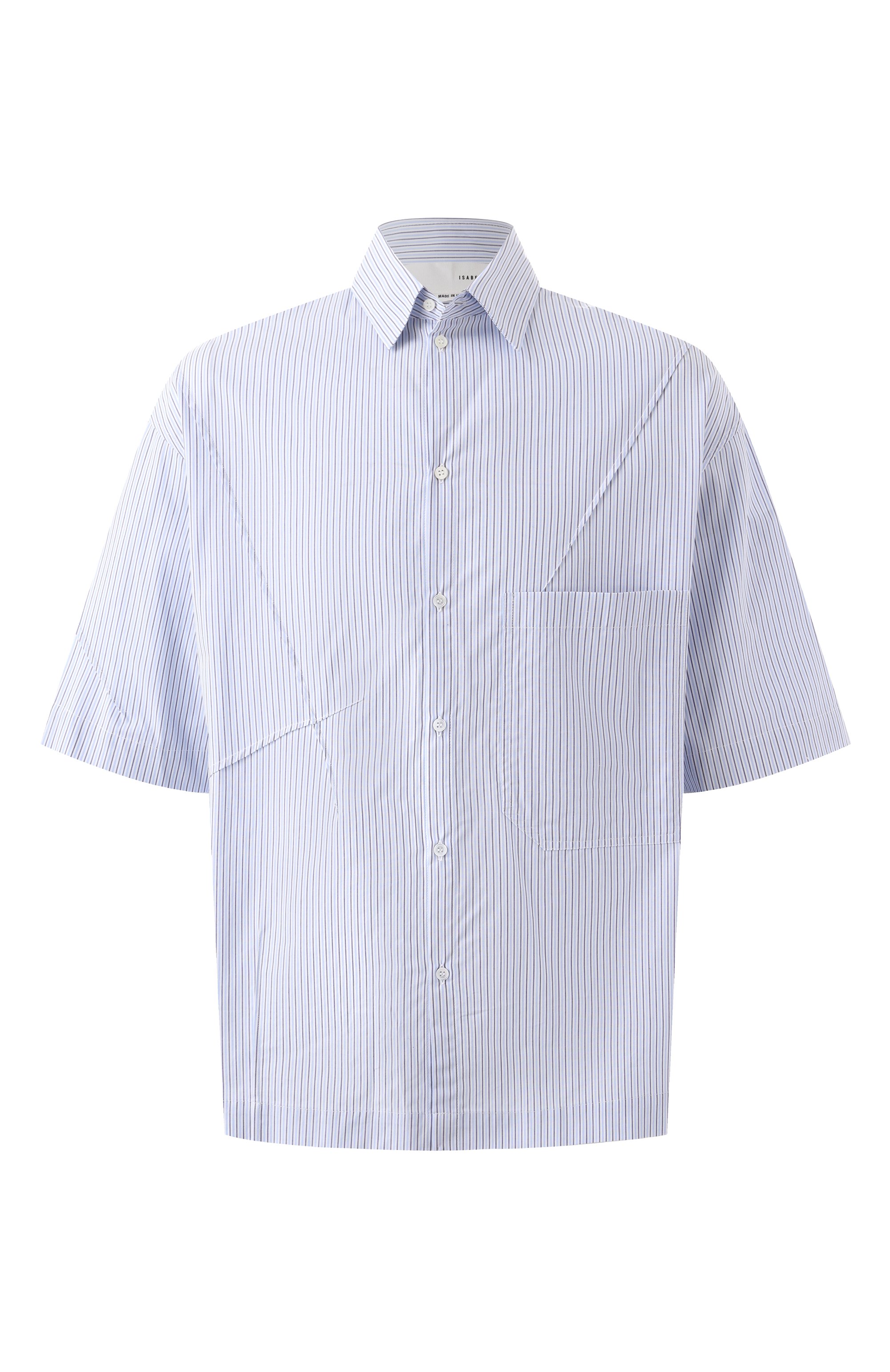 Хлопковая рубашка ISABEL BENENATO, арт. UW58S25, фото 1