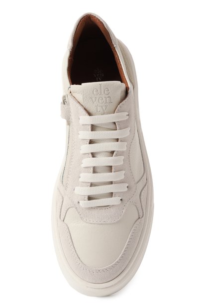 Кожаные кеды ELEVENTY, арт. EW0P06/Z2621, фото 4