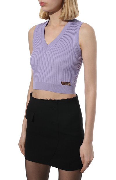 Шелковый топ VERSACE, арт. 1003604/1A02470, фото 3