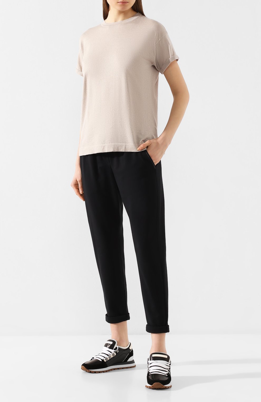 Пуловер из кашемира и шелка BRUNELLO CUCINELLI, арт. M41810000, фото 2