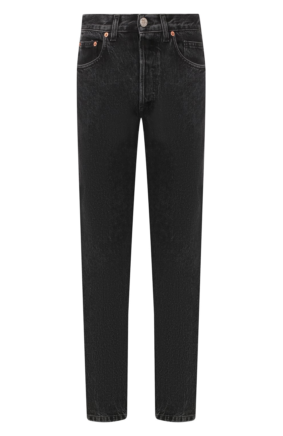 Джинсы VETEMENTS черного цвета по цене 65750 руб., арт. SS20PA332 2802/W/BLACK, фото 1 Джинсы VETEMENTS, арт. SS20PA332 2802/W/BLACK, фото 1