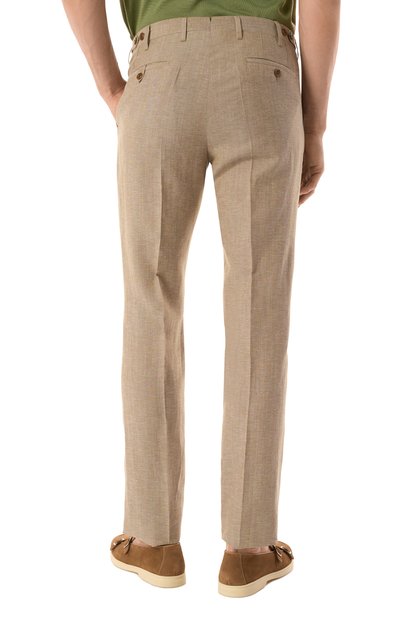 Брюки из шерсти и льна CORNELIANI, арт. 254B05-2514164, фото 4