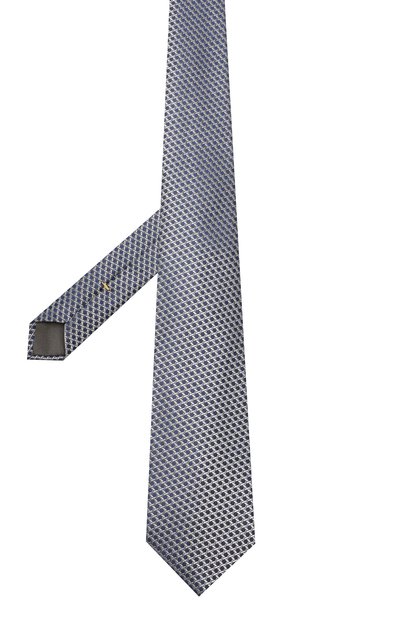 Шелковый галстук CANALI синего цвета по цене 9575 руб., арт. 18/HJ02610, фото 2 Шелковый галстук CANALI, арт. 18/HJ02610, фото 2