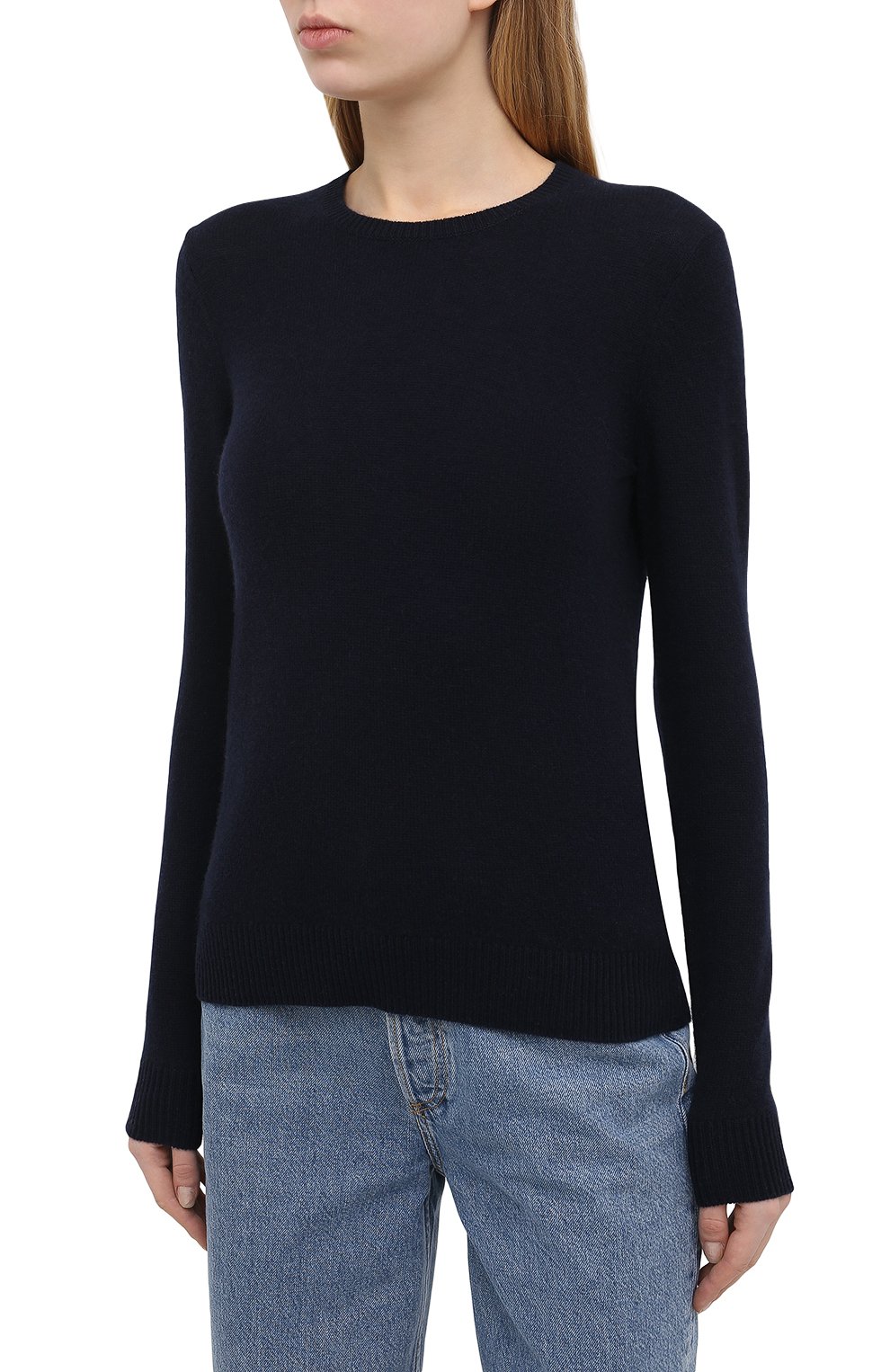 Кашемировый пуловер THEORY темно-синего цвета по цене 37750 руб., арт. J0118711, фото 3 Кашемировый пуловер THEORY, арт. J0118711, фото 3