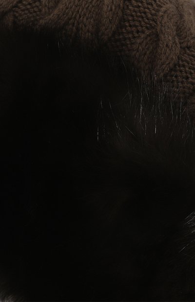 Шапка-ушанка из меха соболя BLACK SABLE, арт. BS-47CF1, фото 4