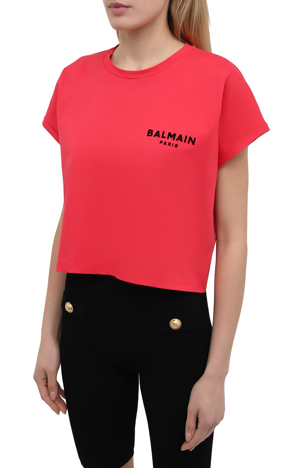 Хлопковая футболка BALMAIN, арт. VF0EE005/B013, фото 3