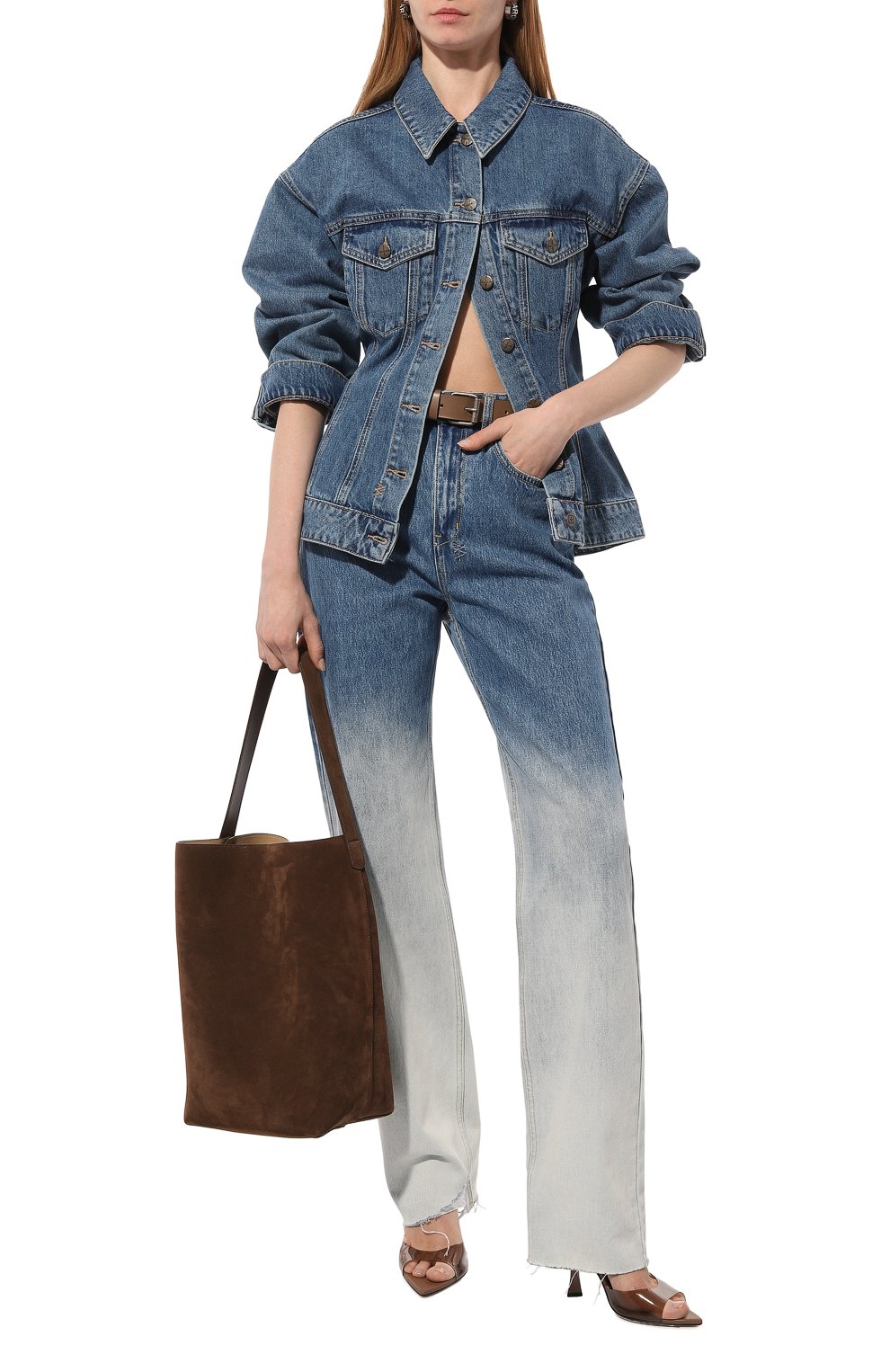 Джинсы KSUBI голубого цвета по цене 25500 руб., арт. WSP24DJ002, фото 2 Джинсы KSUBI, арт. WSP24DJ002, фото 2