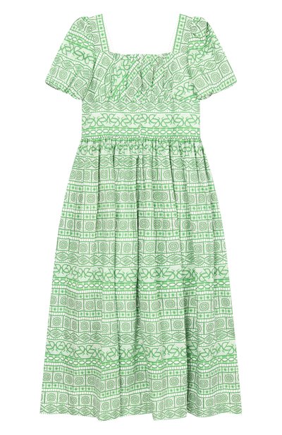 Хлопковое платье ELIE SAAB JUNIOR, арт. EFAB115 MX/TS1103_001, фото 2