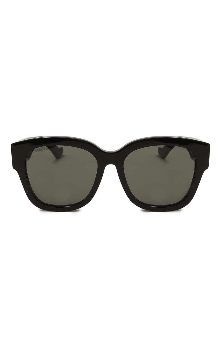 Женские солнцезащитные очки GUCCI черного цвета, арт. GG1550SK 001 | Фото 3 (Региональные ограничения белый список (Axapta Mercury): Не проставлено; Нос: Не проставлено; Тип очков: С/з; Материал: Пластик; Очки форма: Квадратные)