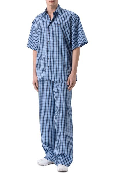 Мужские хлопковые брюки VETEMENTS, арт. ME76PA044N/26132 P0PLIN