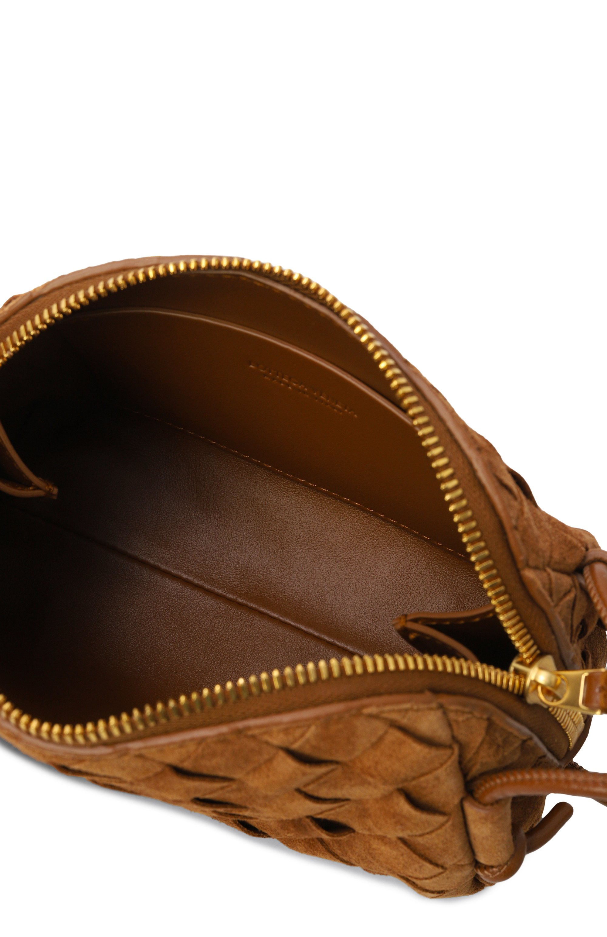 Сумка concert pouch BOTTEGA VENETA светло-коричневого цвета по цене 239000 руб., арт. 794258/V5ZZ4, фото 5 Сумка concert pouch BOTTEGA VENETA, арт. 794258/V5ZZ4, фото 5