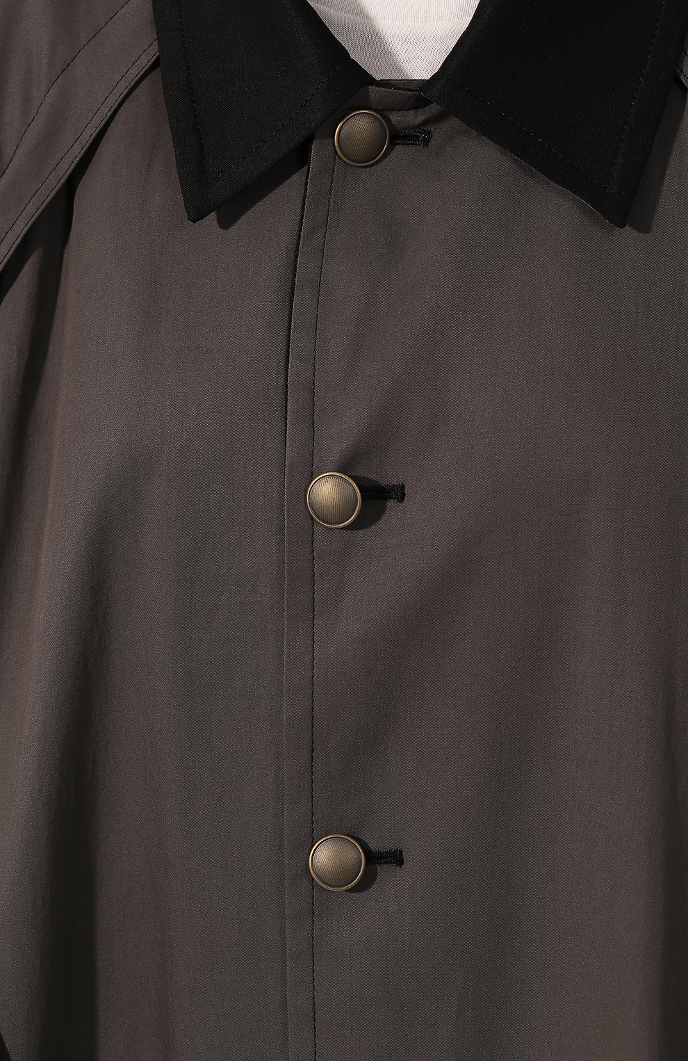 Хлопковое пальто YOHJI YAMAMOTO, арт. NN-C53-800, фото 5