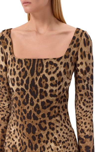 Платье из вискозы DOLCE & GABBANA, арт. F6TYGT/FSRKI, фото 4