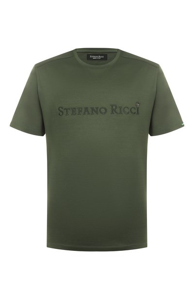 Мужская хлопковая футболка STEFANO RICCI, арт. MNH5204300/TE0001