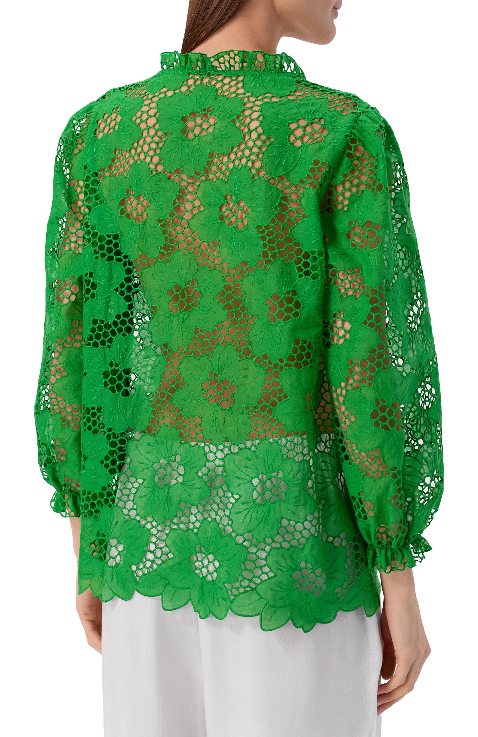 Хлопковая блузка VIKA GAZINSKAYA, арт. SS26-12236, фото 4