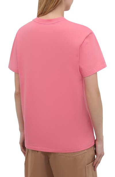Хлопковая футболка POLO RALPH LAUREN розового цвета по цене 8995 руб., арт. 211838145, фото 4 Хлопковая футболка POLO RALPH LAUREN, арт. 211838145, фото 4