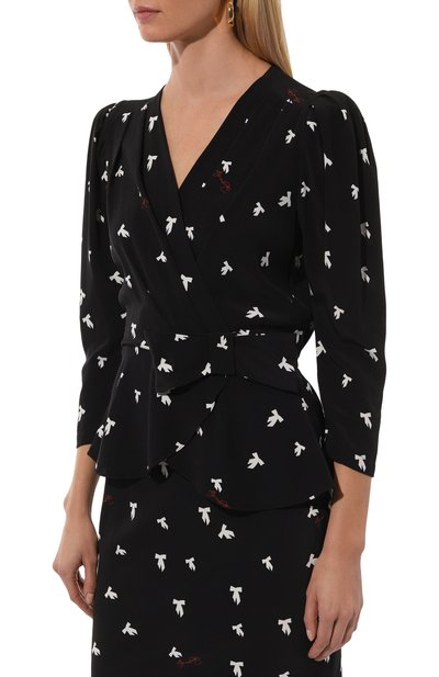 Костюм из вискозы ELLYME черного цвета по цене 36900 руб., арт. 00199, фото 3 Костюм из вискозы ELLYME, арт. 00199, фото 3