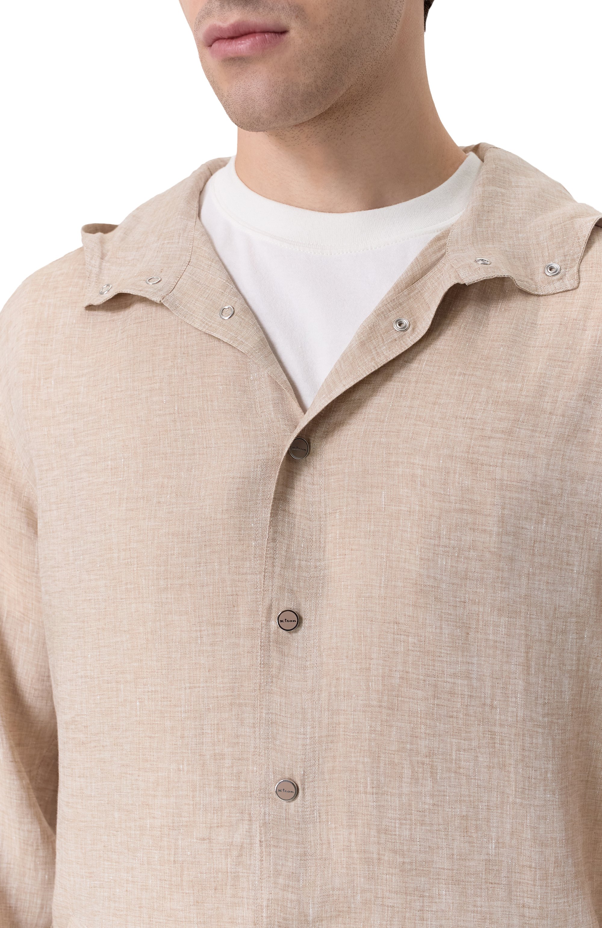 Льняная рубашка KITON, арт. UMCMARH0961322, фото 5