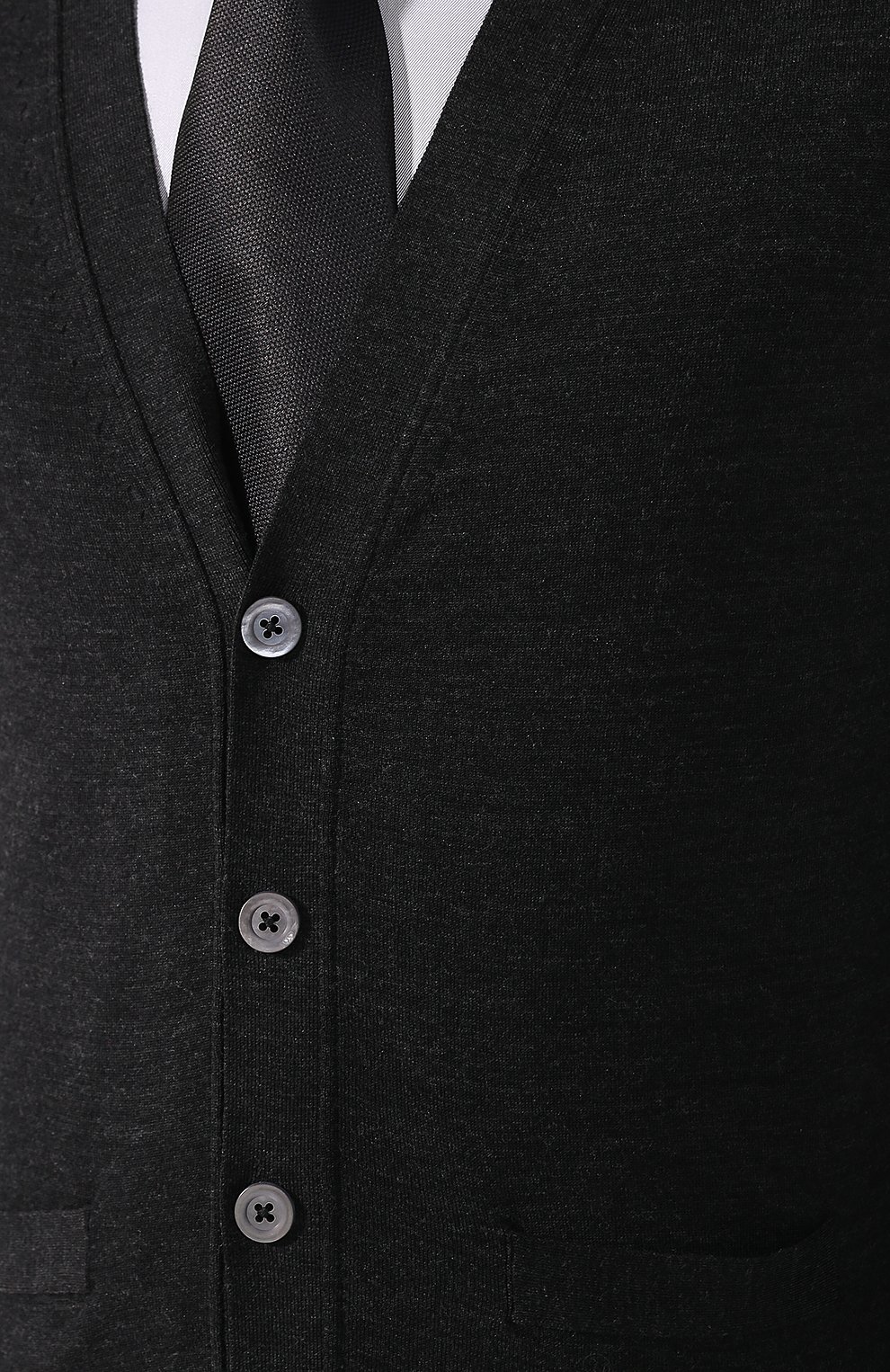 Шерстяной кардиган на пуговицах с v-образным вырезом TOM FORD, арт. BRM90/TFK155, фото 5