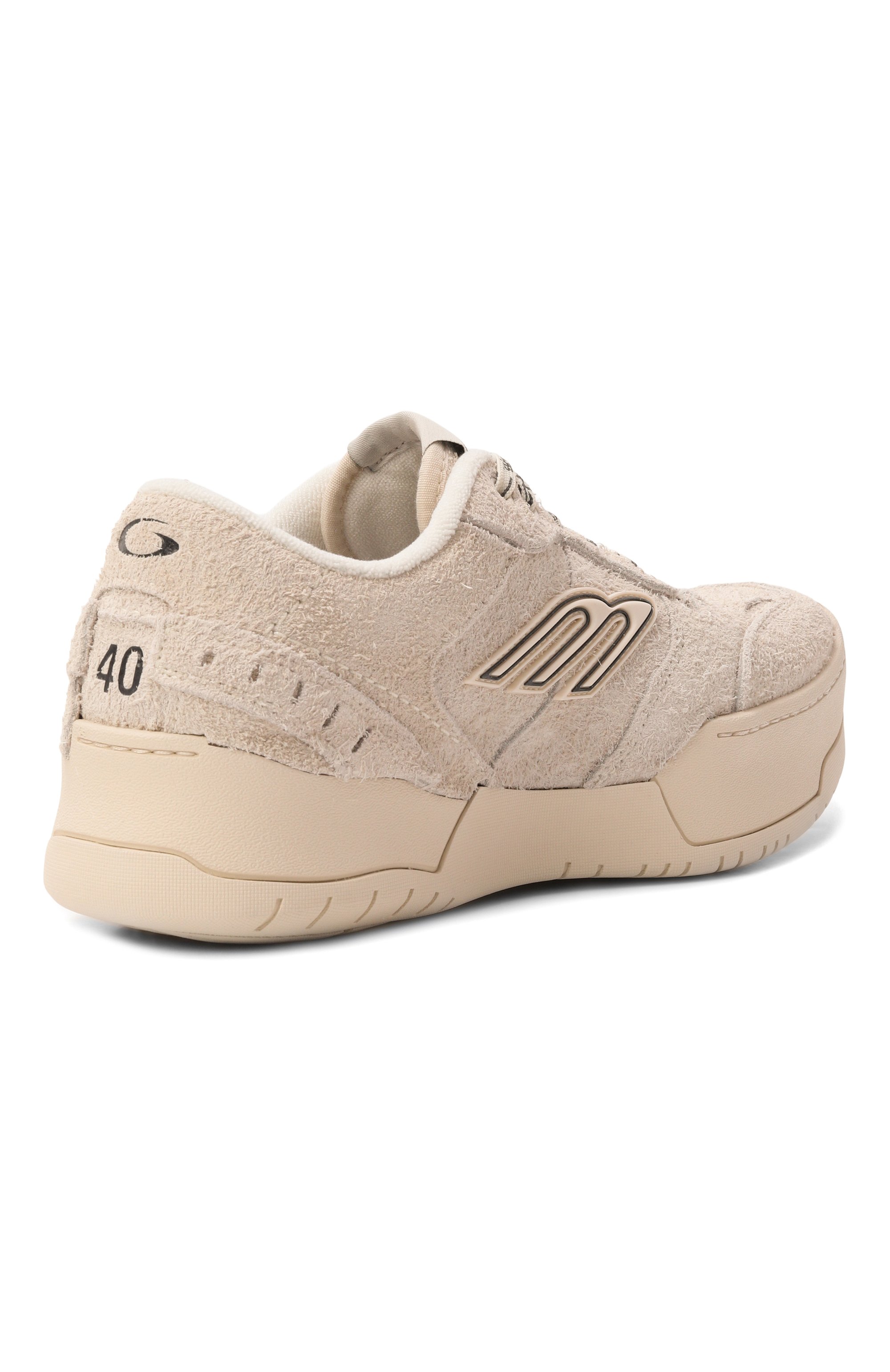 Замшевые кеды hamptons platform BALENCIAGA, арт. 856420/WHMPS, фото 5