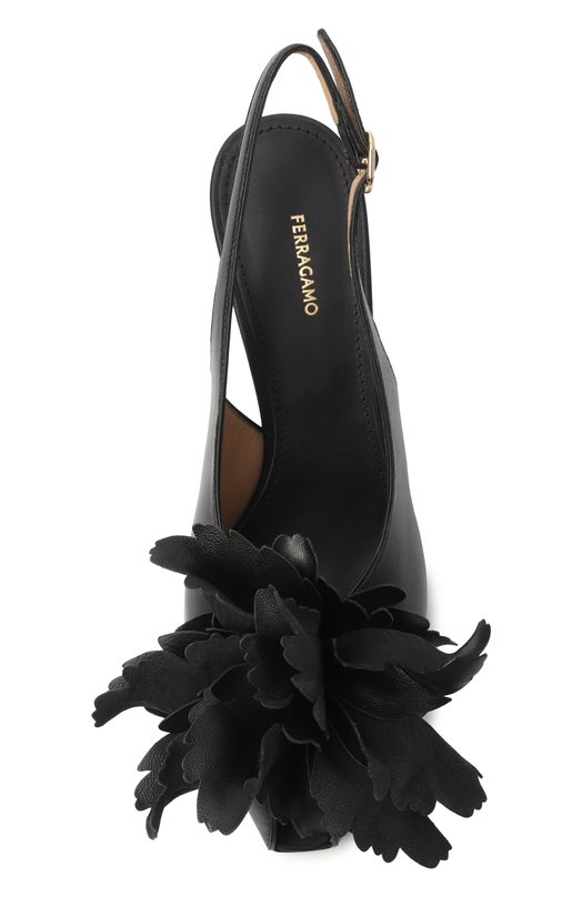 Кожаные туфли Ferragamo 01K840/787 Чёрный  01K840/787 Фото 6