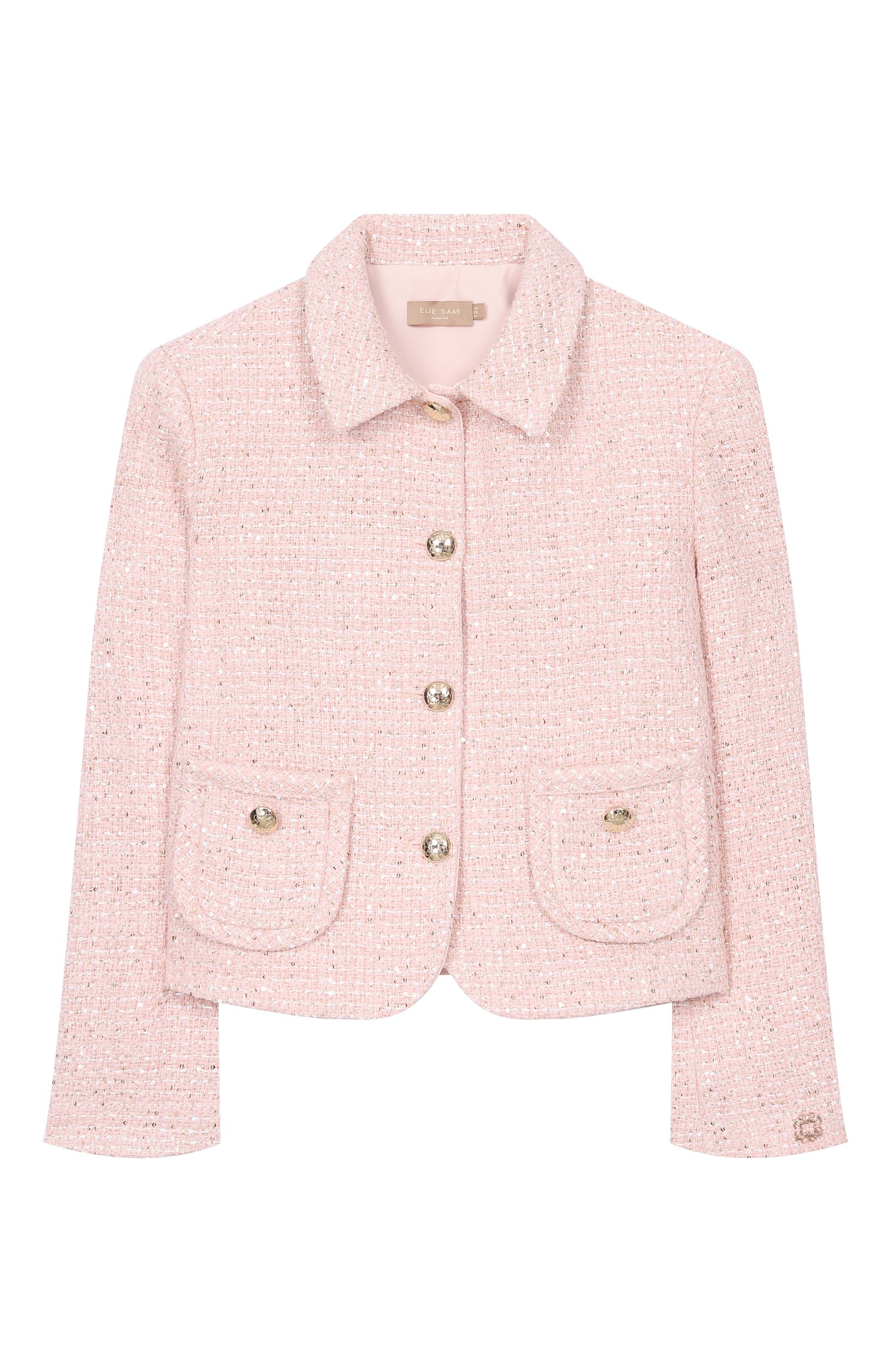 Твидовый жакет ELIE SAAB JUNIOR, арт. EFGC023/TS1129_001, фото 1