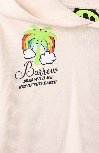 Хлопковое худи BARROW, арт. S5BKJUHS019, фото 3