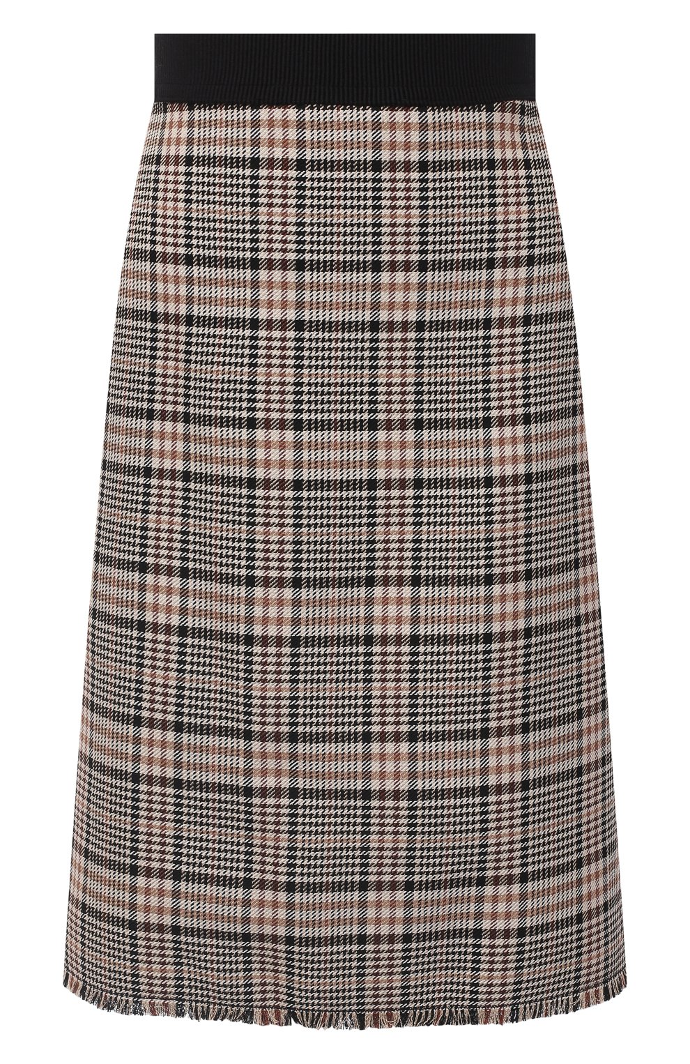 Юбка из вискозы и хлопка WINDSOR коричневого цвета по цене 23750 руб., арт. 52 DR405 10009455, фото 1 Юбка из вискозы и хлопка WINDSOR, арт. 52 DR405 10009455, фото 1