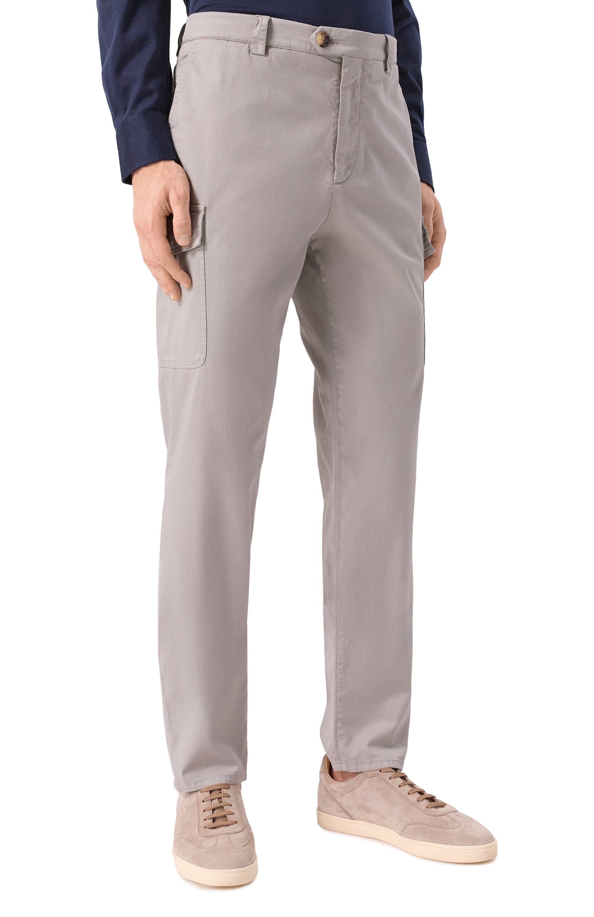 Хлопковые брюки-карго BRUNELLO CUCINELLI, арт. M289LE1890, фото 3