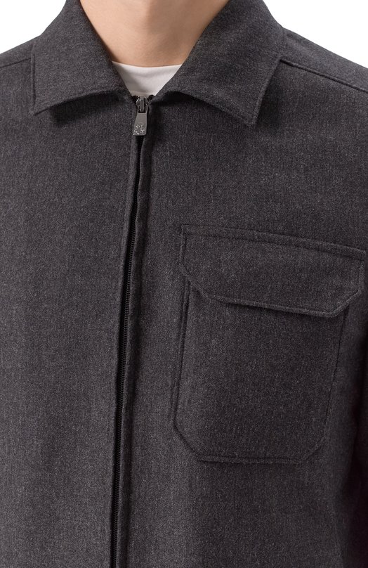 Шерстяная куртка Corneliani 94L534-9418540 Серый  94L534-9418540 Фото 5