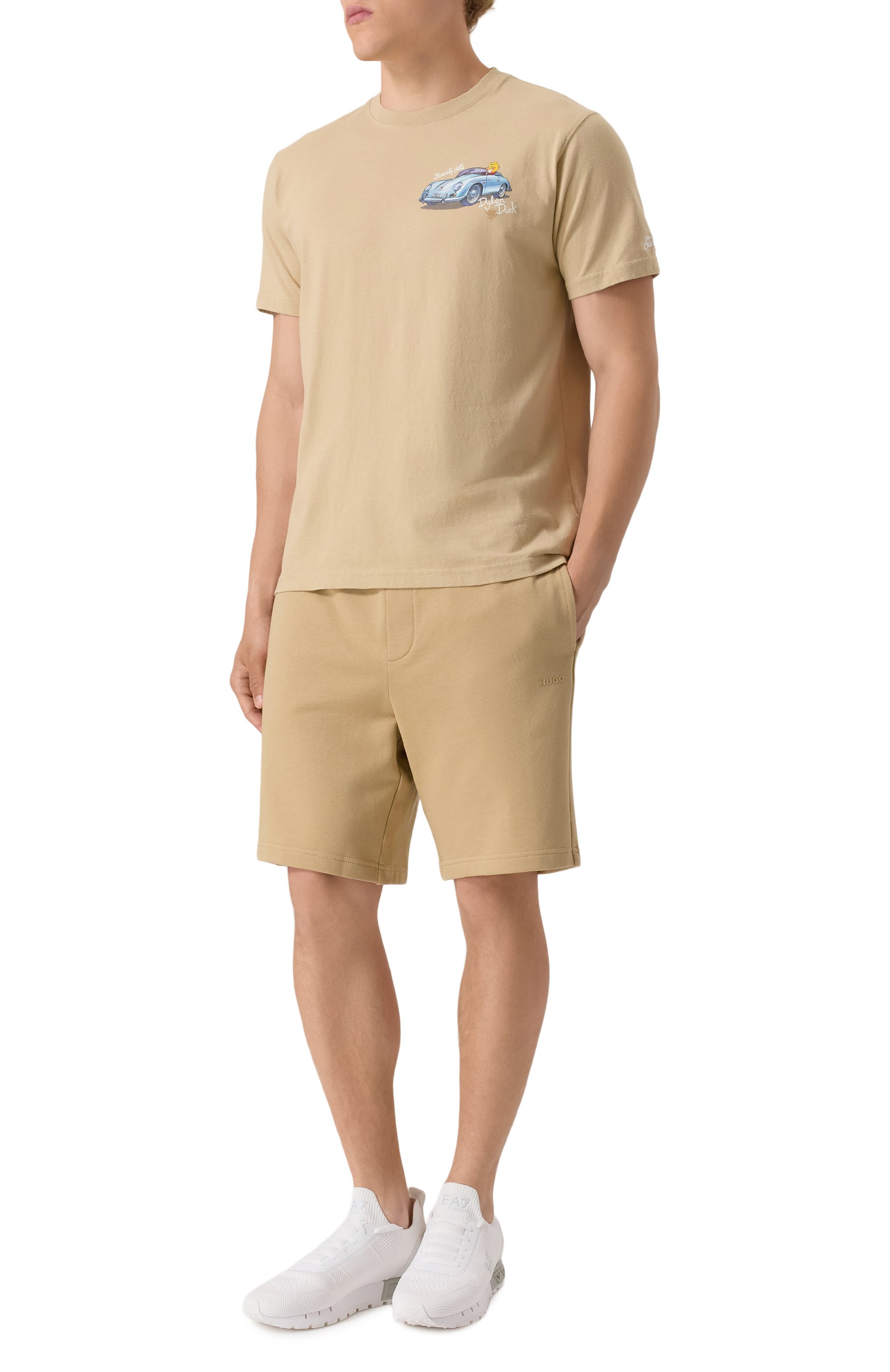 Хлопковые шорты HUGO, арт. 50530696, фото 2