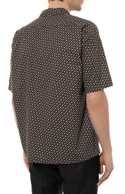 Хлопковая рубашка BOSS коричневого цвета по цене 17900 руб., арт. 50497364, фото 4 Хлопковая рубашка BOSS, арт. 50497364, фото 4