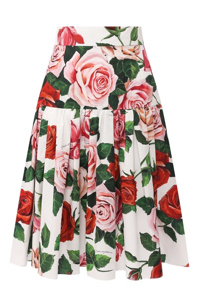 Женская хлопковая юбка DOLCE & GABBANA, арт. F4BI3T/HS5C4