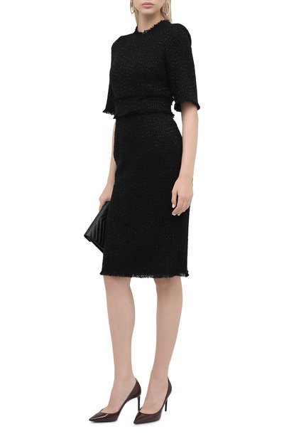 Платье DOLCE & GABBANA черного цвета по цене 219500 руб., арт. F6F4QT/HUMJZ, фото 2 Платье DOLCE & GABBANA, арт. F6F4QT/HUMJZ, фото 2