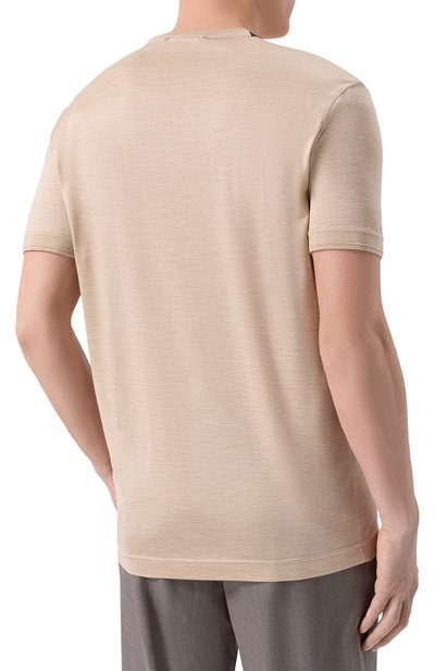 Шелковая футболка DOLCE & GABBANA, арт. G8ST1T/G7P0F, фото 4