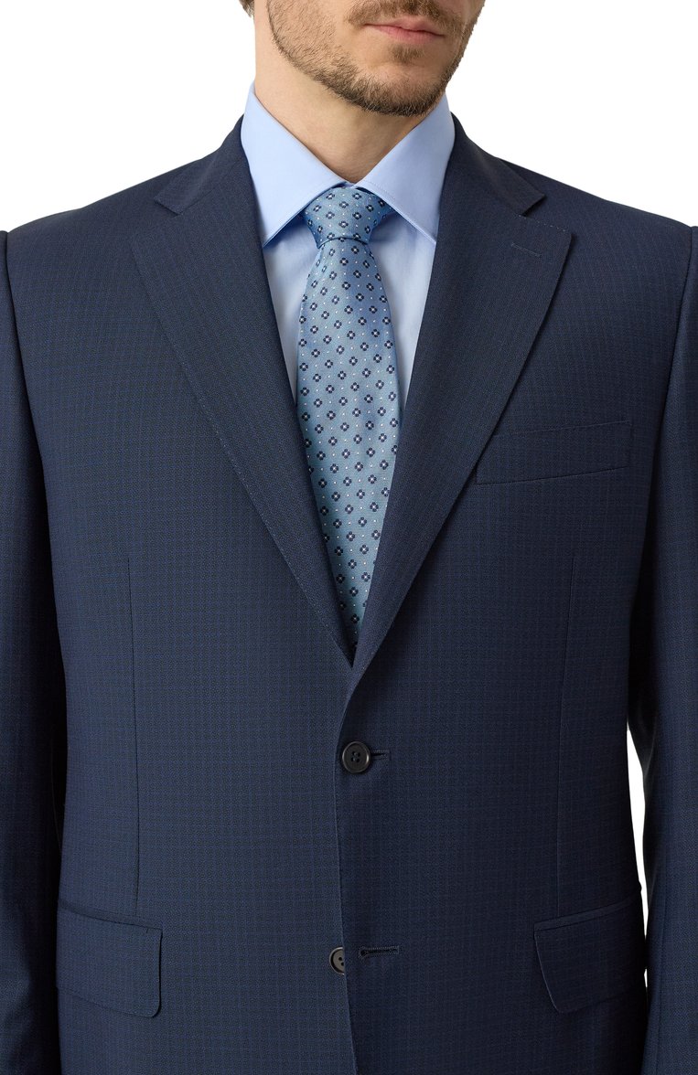Шелковый галстук ZEGNA, арт. M/1P_91.8/Z9D02TA9, фото 1